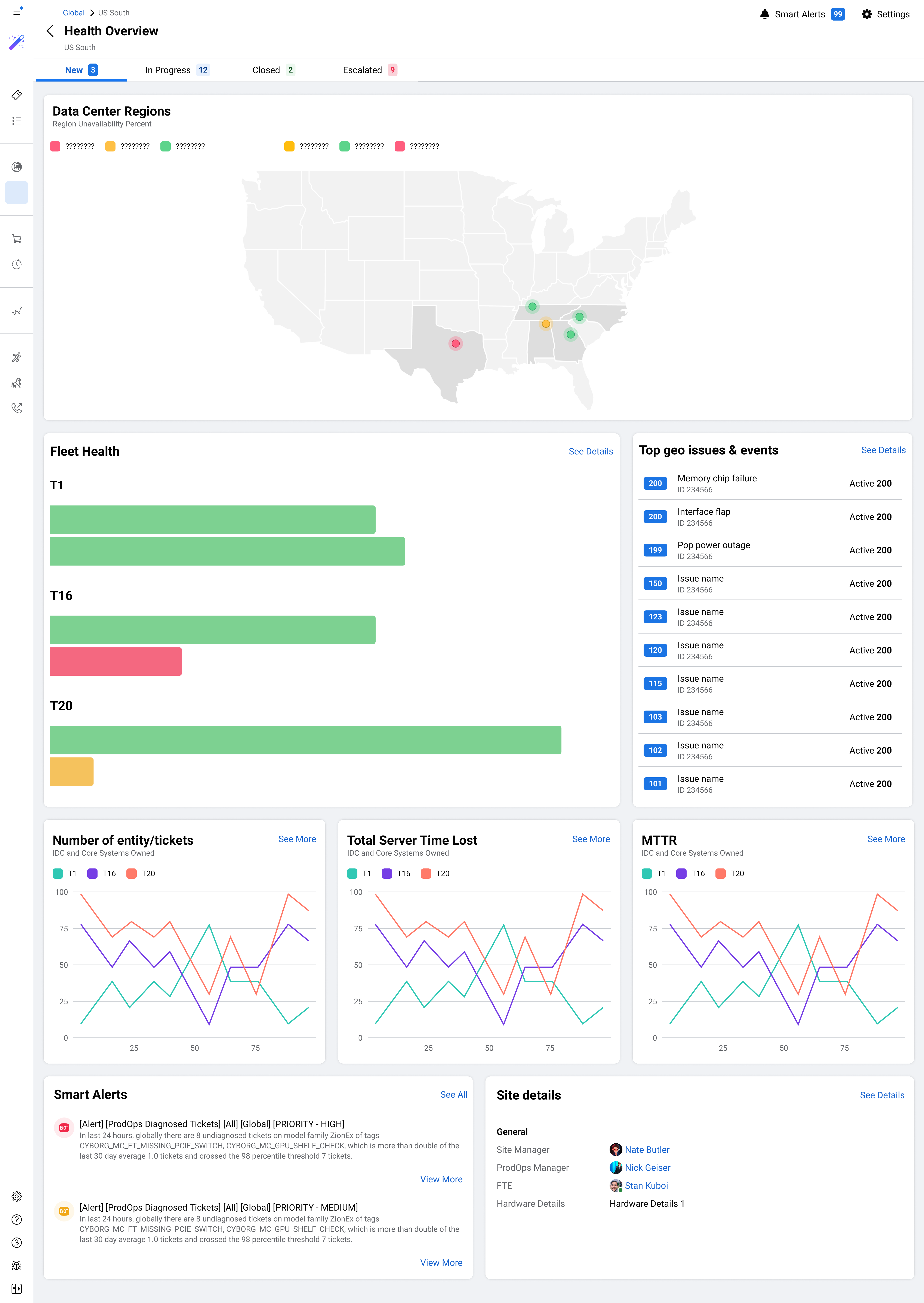 Site-level campus map