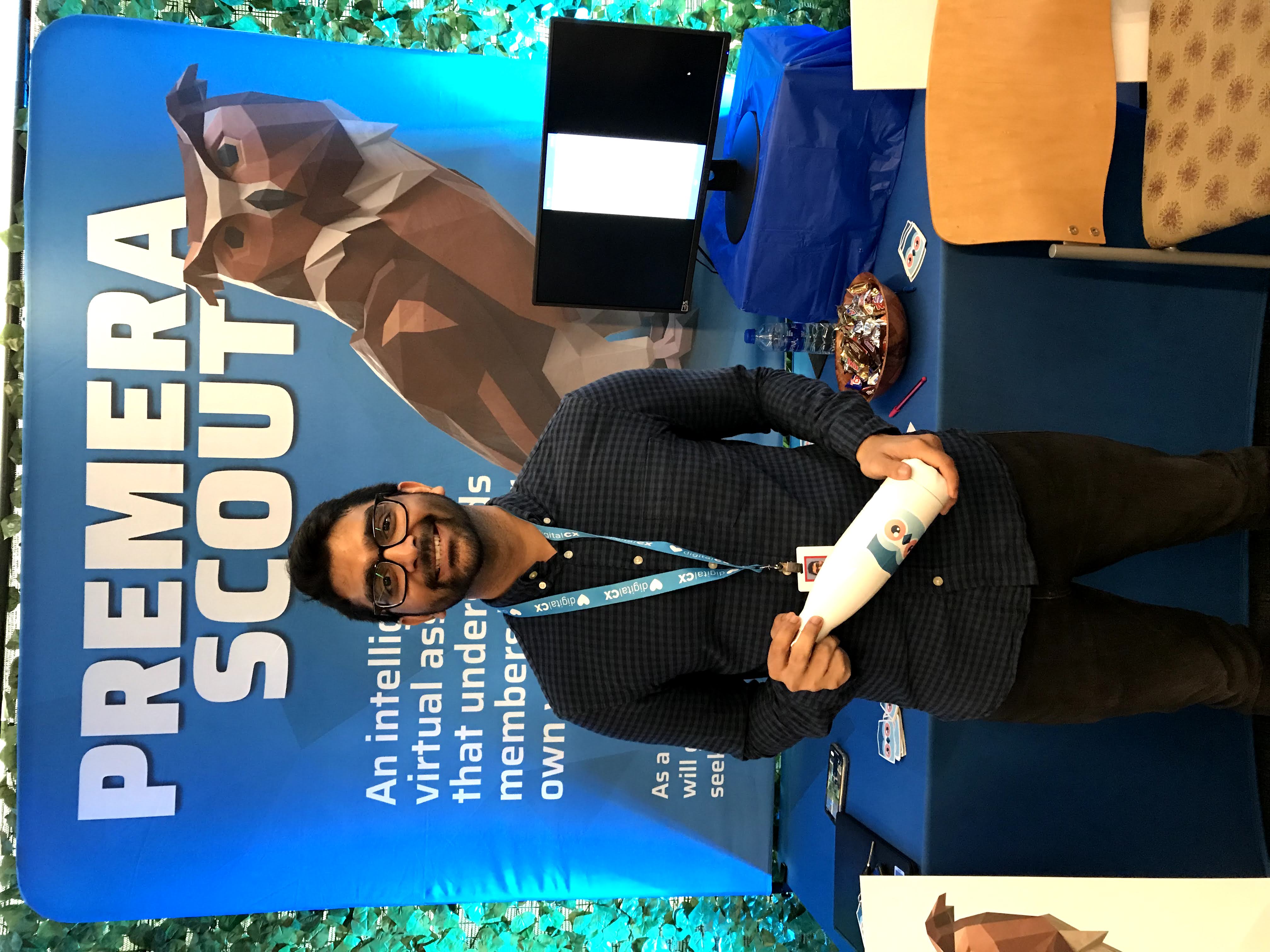 Neil presenting Premera Scout at a Digital CX conference